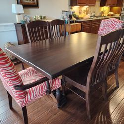 Harvest Maple Dining Table and Chairs