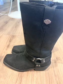Harley motorcycle woman Boots