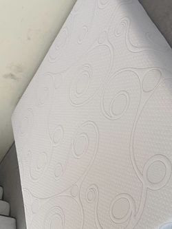 White memory foam Queen size mattress only