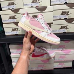 Travis Scott Pink Jordan 1 Low