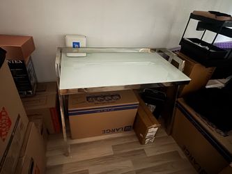 Glass Desk