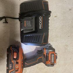 Ridged 3/8” Sub Compact Impact Wrench $140 Firm In Great Condition In N Lakeland With Batt & Charger