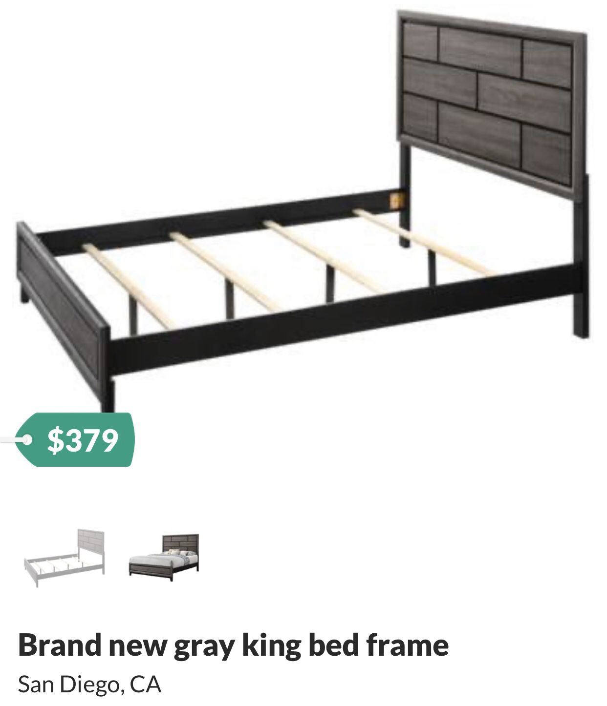 Eastern king bed frame