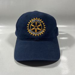 Yupoong Rotary International Security Arms International Navy Adjustable Hat  