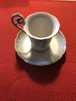 Antique Haviland &Co. France Cup and Saucer