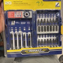 Irwin 20 Pc Impact Power Bit Set 