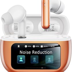 Wireless Earbuds, Ear Buds Active Noise Cancelling with Charging Case, 6.0 Bluetooth Earbuds with AI Clear Calls, 40H Playtime for Sports & Working, S