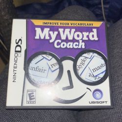 Nintendo DS My Word Coach New Never Opened 