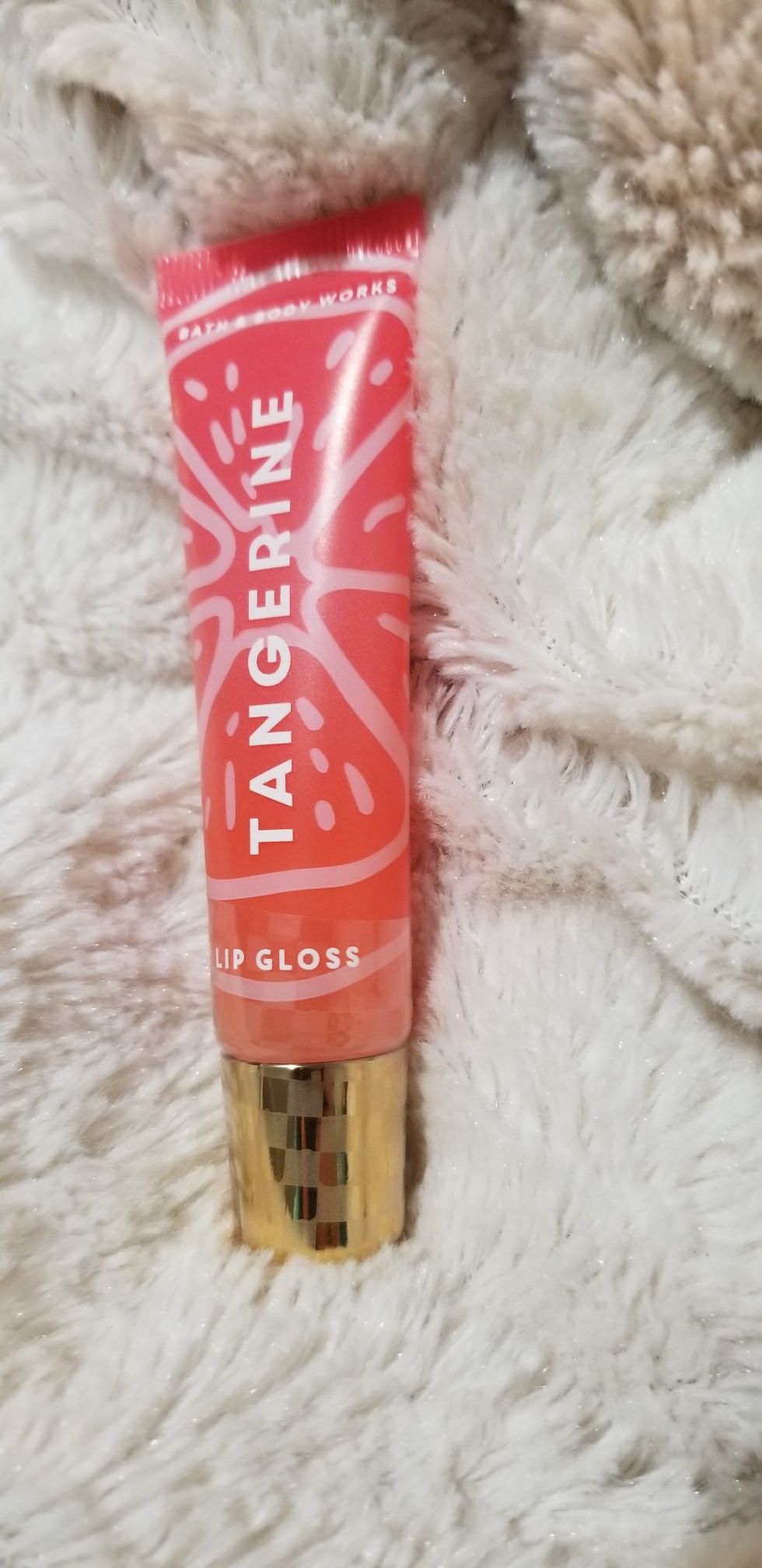 Tangerine lip gloss