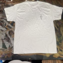 Travis Scott Cactus Jack T-Shirt White Size L 2020 LaFlame Astroworld Tee