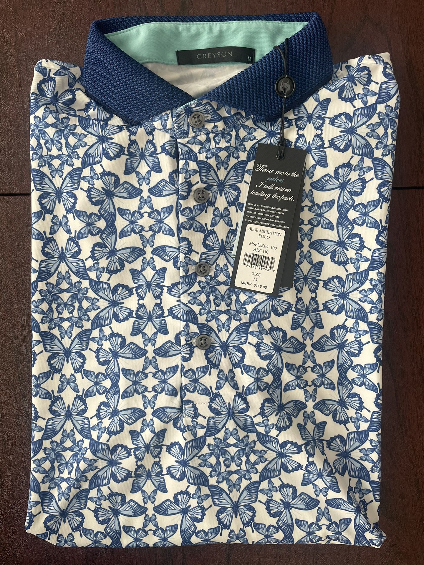 Greyson Golf Shirt Men’s Medium NWT
