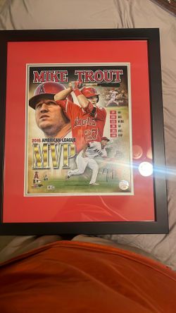 Mike Trout Signed Poster