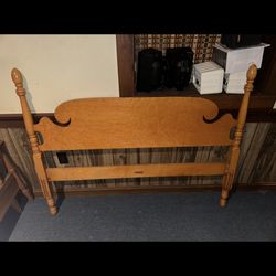Wood Headboard & Footboard (Full)
