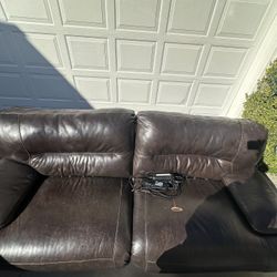 FREE Leather Reclining Couch 