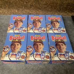 6 - 1988 Donruss Baseball Card Wax Boxes All Unopened 216 Packs From Case
