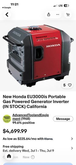 Honda eu 3000 IS