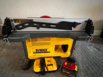 DeWalt Brushless Table Saw Battery Operated  20v\60W