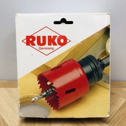 Hss Bi-Metal Hole Saw W Chuck Varied Tooth 5-1/2 Inches 5.5” (140 Mm) Ruko 106140