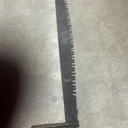 Antique Two Man Saw 63 Inches Long 