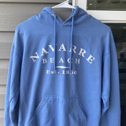 Men’s Blue Navarre Beach Hoodie Size Small For $21