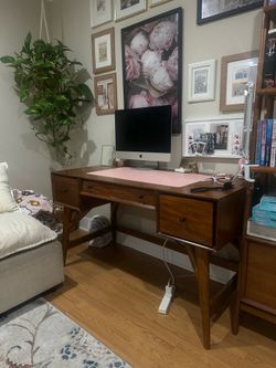 West Elm mid-century modern desk