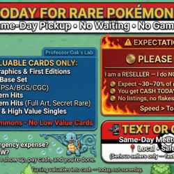 💵 CASH TODAY for Pokémon Cards – Vintage, Graded, High Value