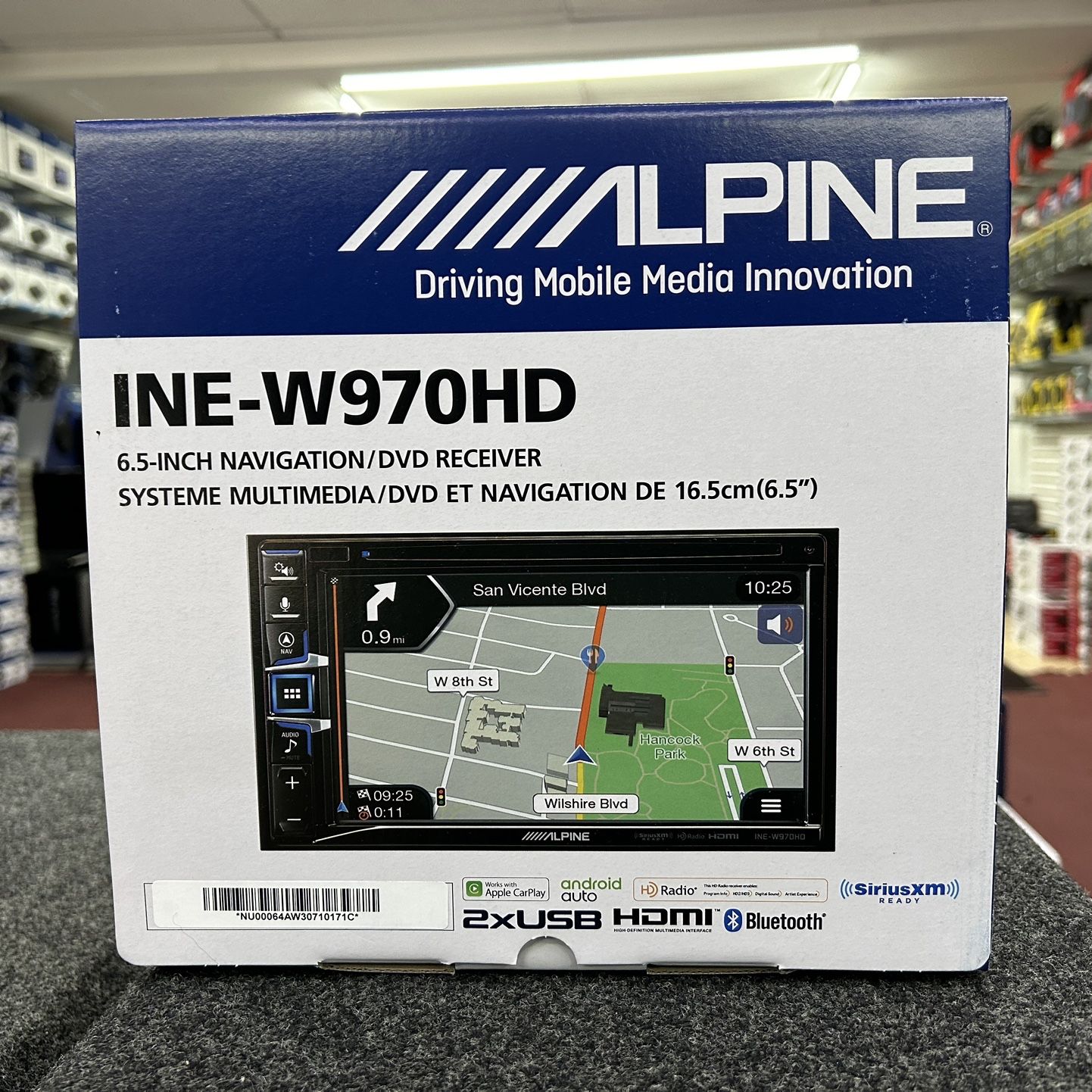 Alpine INE-W970HD Navigation, Apple Carplay, Touchscreen, Stereo System