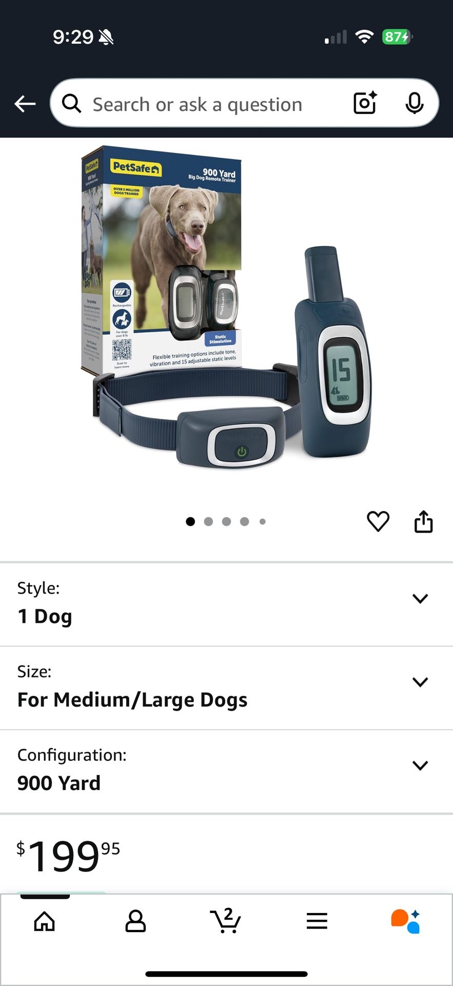 PetSafe E Collar 900 Yards