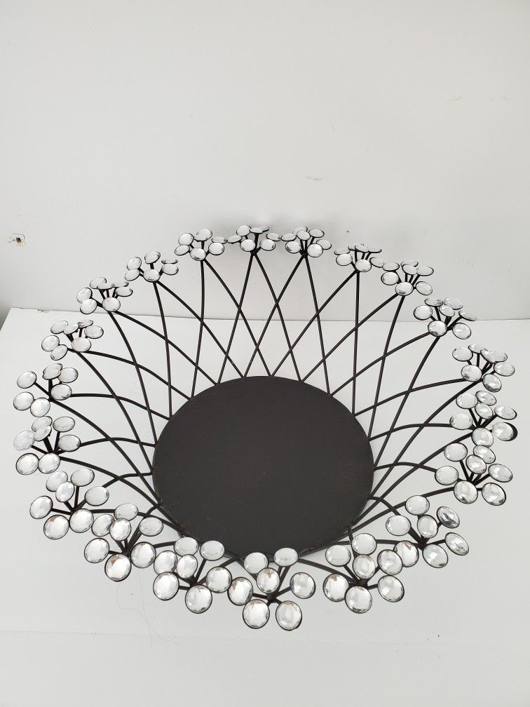 Decorative Centerpiece With Crystals