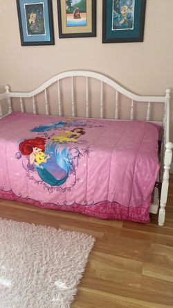 Twin size trundle bed mattress included