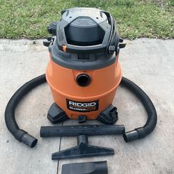 Ridgid 16gl 6.5hp shop vac with detachable blower