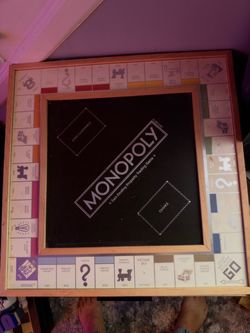 Vintage 1991 Franklin Mint Monopoly Collector’s Edition Wooden Board Game