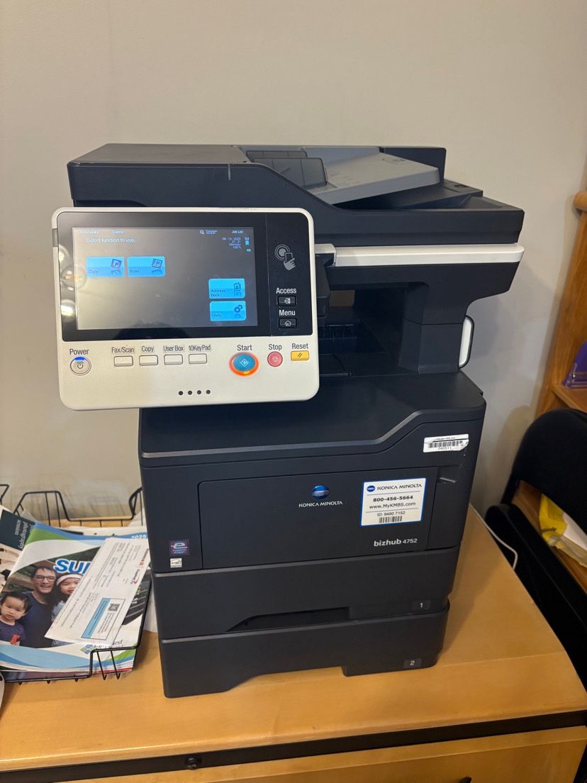Konica Minolta Bizhub 4752 Printer and Scanner