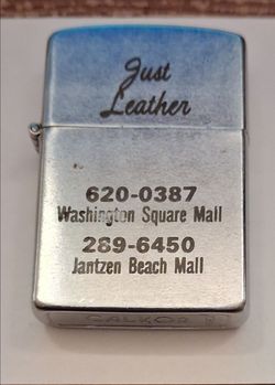 Vintage Calkor Advertising Lighter – Just Leather