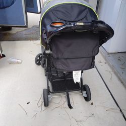 Collapsible Double Baby Stroller 