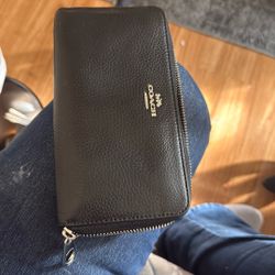 Designer Coach Long Zip Wallet