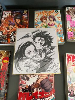 Demon Slayer rare shikishi board