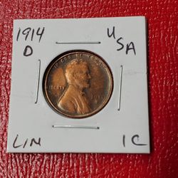 1914-D LINCOLN  Antique Restrike Coin