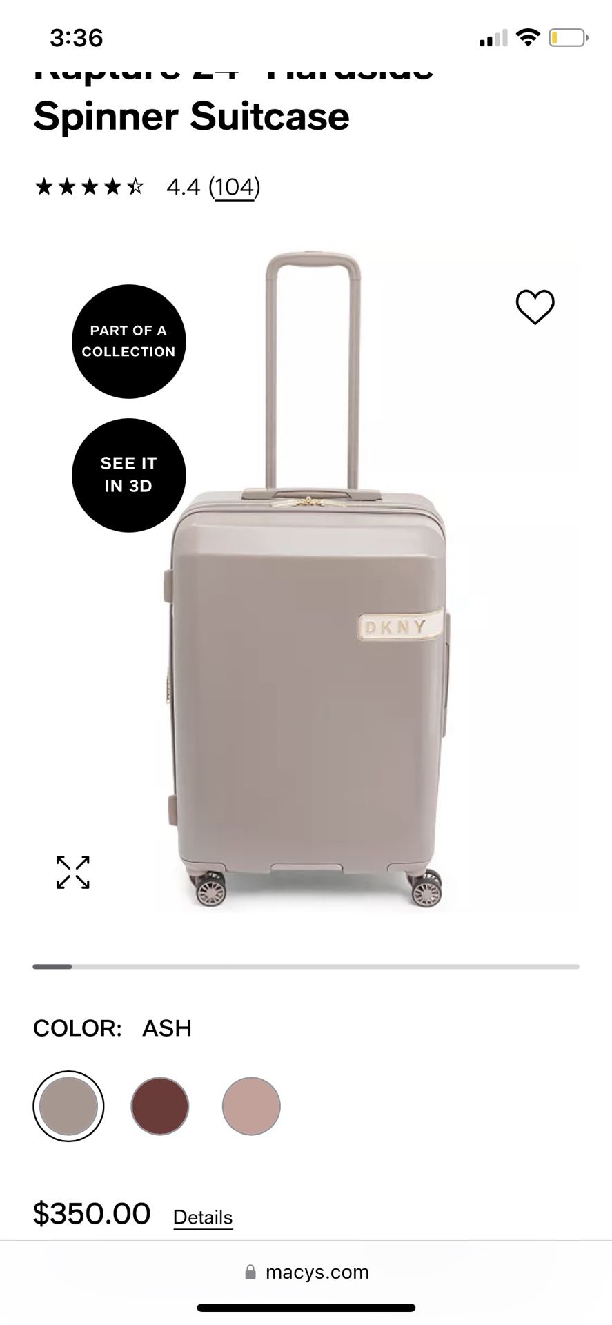 DKNY Rapture Luggage Collection - Macy's
