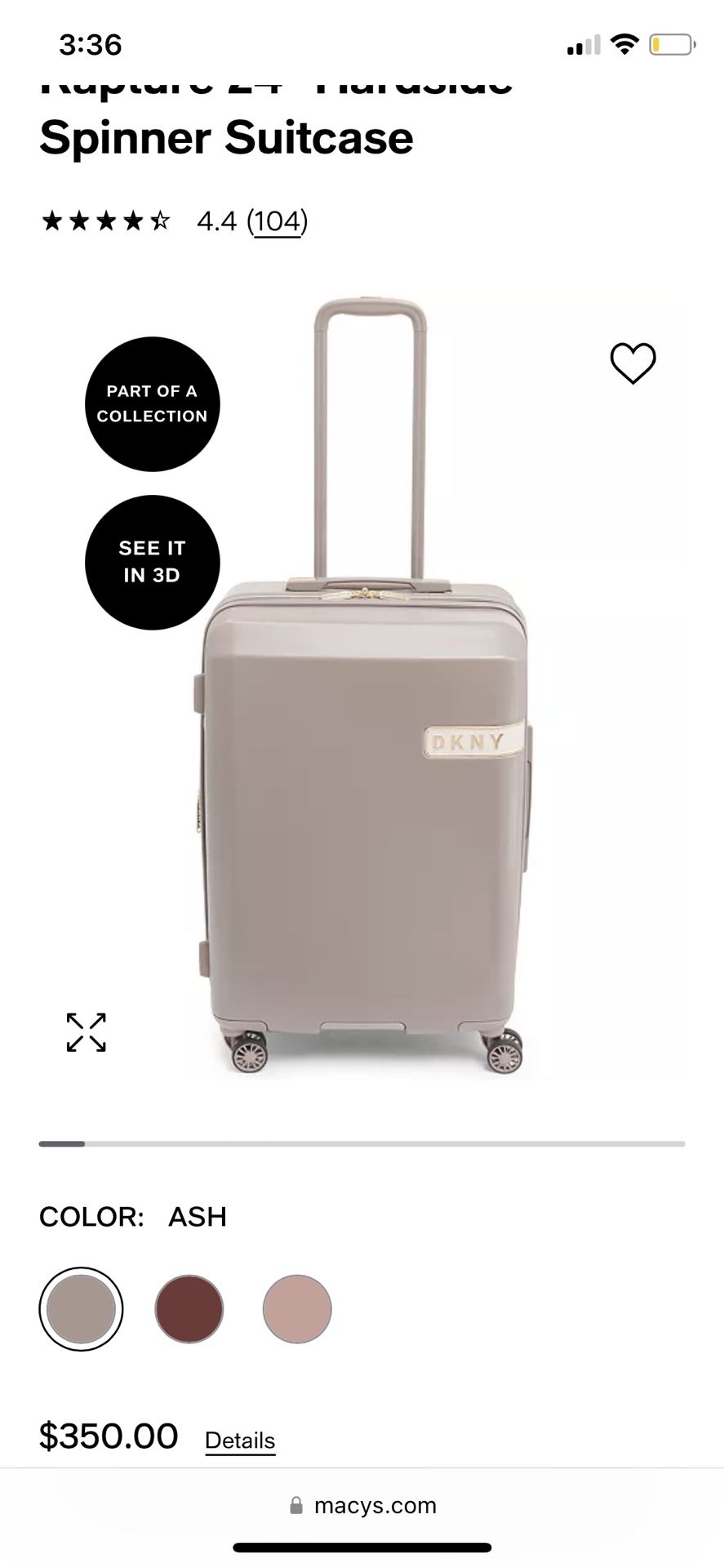 DKNY 28’’ 24’’ Luggage Set