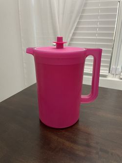 Tupperware Pink Pitcher 