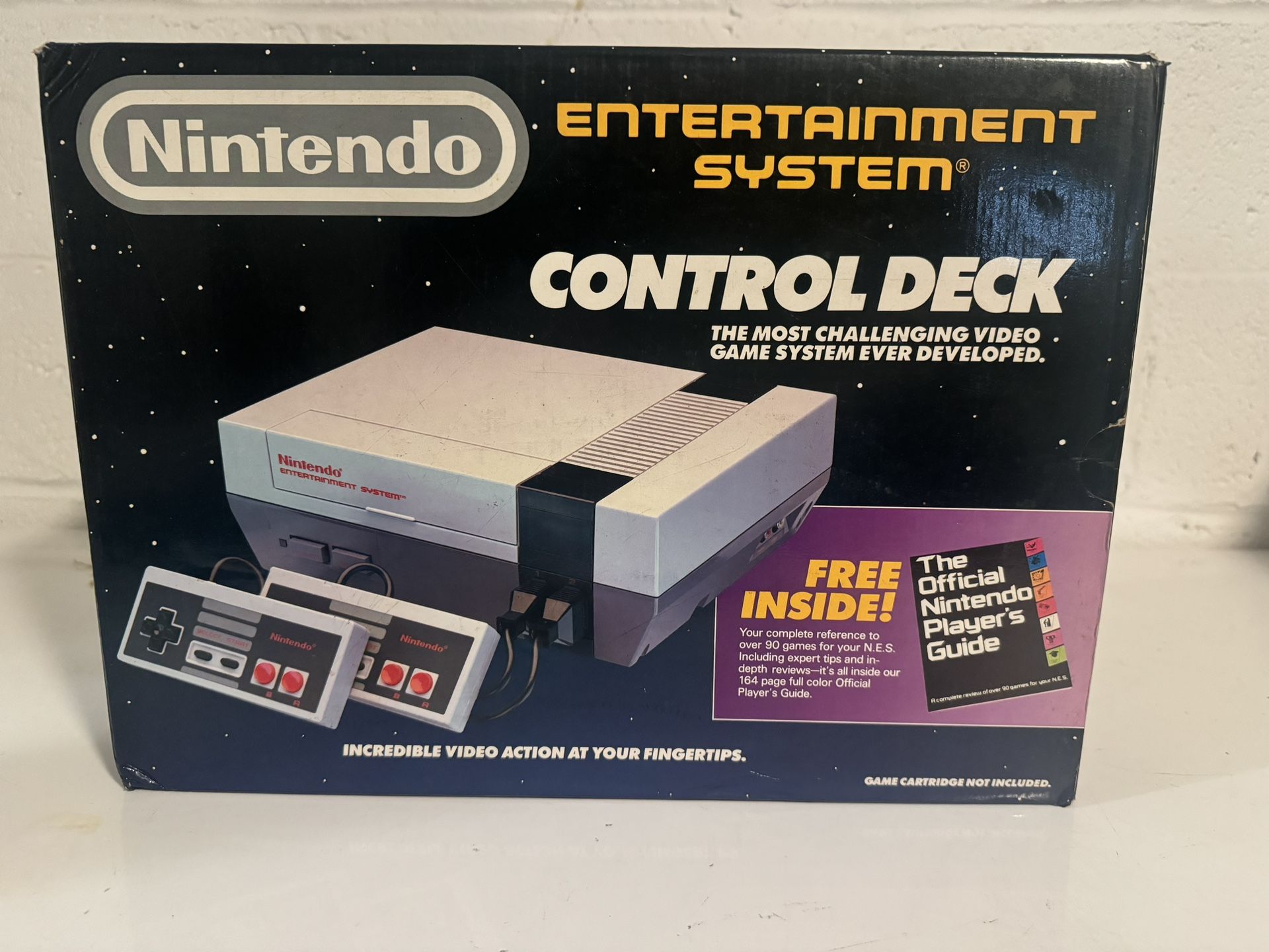 NES-001 Nintendo Control Deck Console no players guide in Open Box CIB