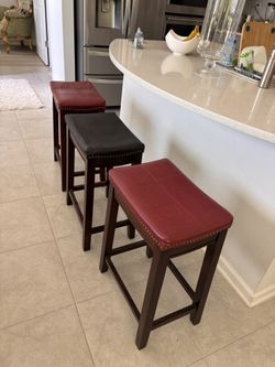 Three Bar Stools