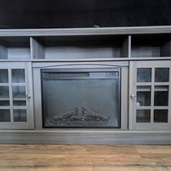 Tv Stand And Fireplace
