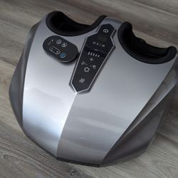 MIKO Foot Massager Machine - Deep Kneading, Shiatsu, Air Compression, and Heat Therapy - Plantar Fasciitis, Diabetics, Neuropathy, Fits Up to Men Size