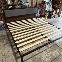 King platform bed