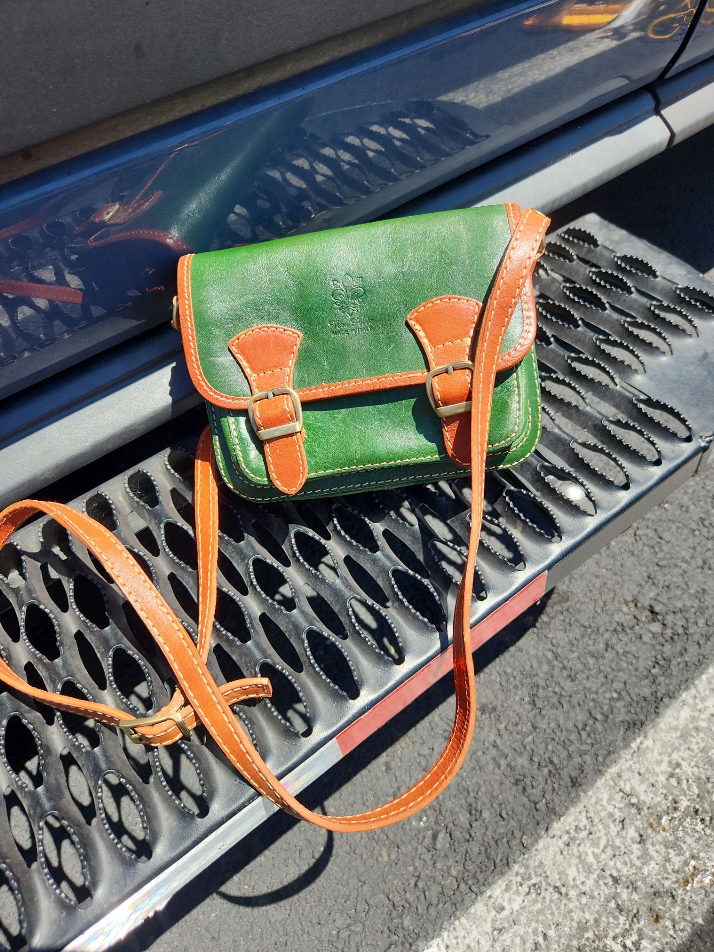 Vera Pelle Italian made crossbody handbag