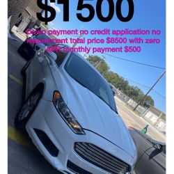 2016 Ford Fusion No Credit Application No Requirement