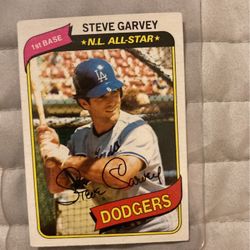 Steve Garvey Autograph Card