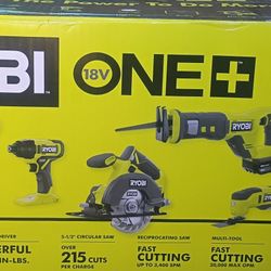 Ryobi One 6 Piece Tool Kit
